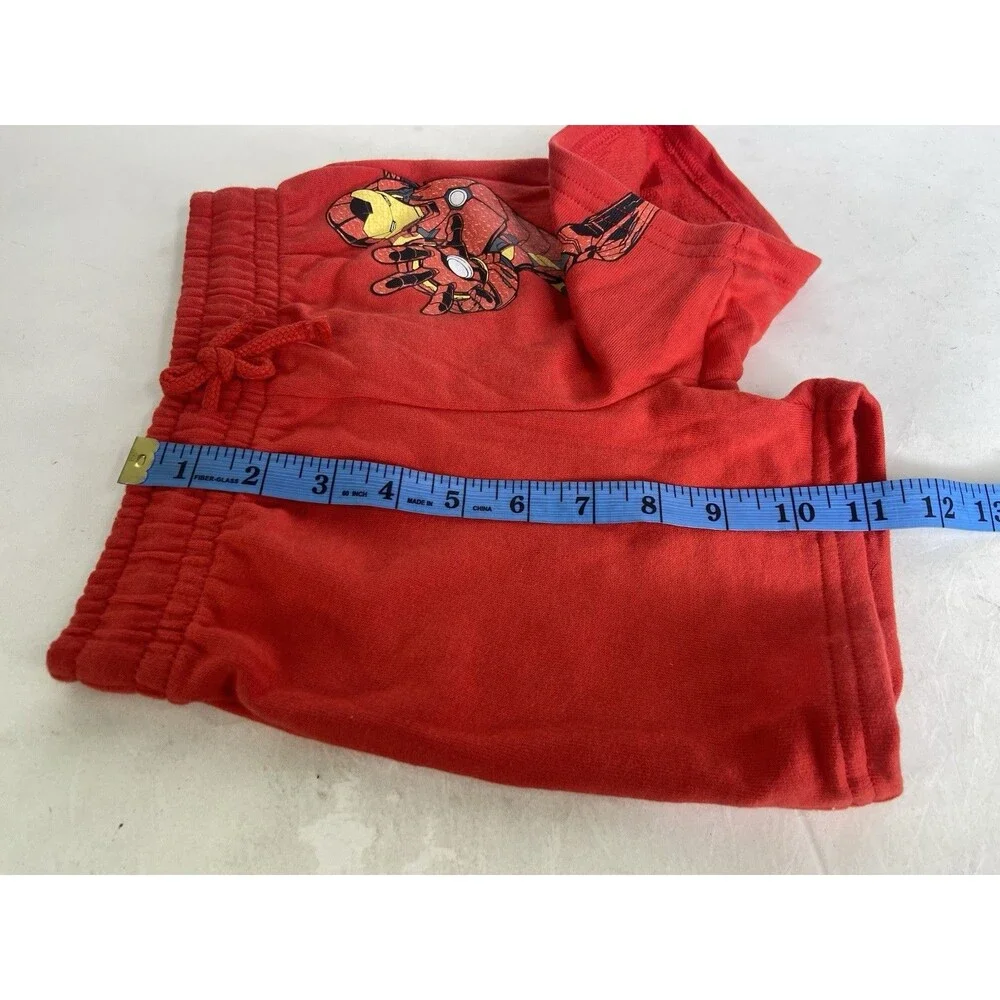 Marvel Comics Iron Man Superhero Boys Size 3T 3-4 Knit Pull On Shorts - Picture 7 of 7